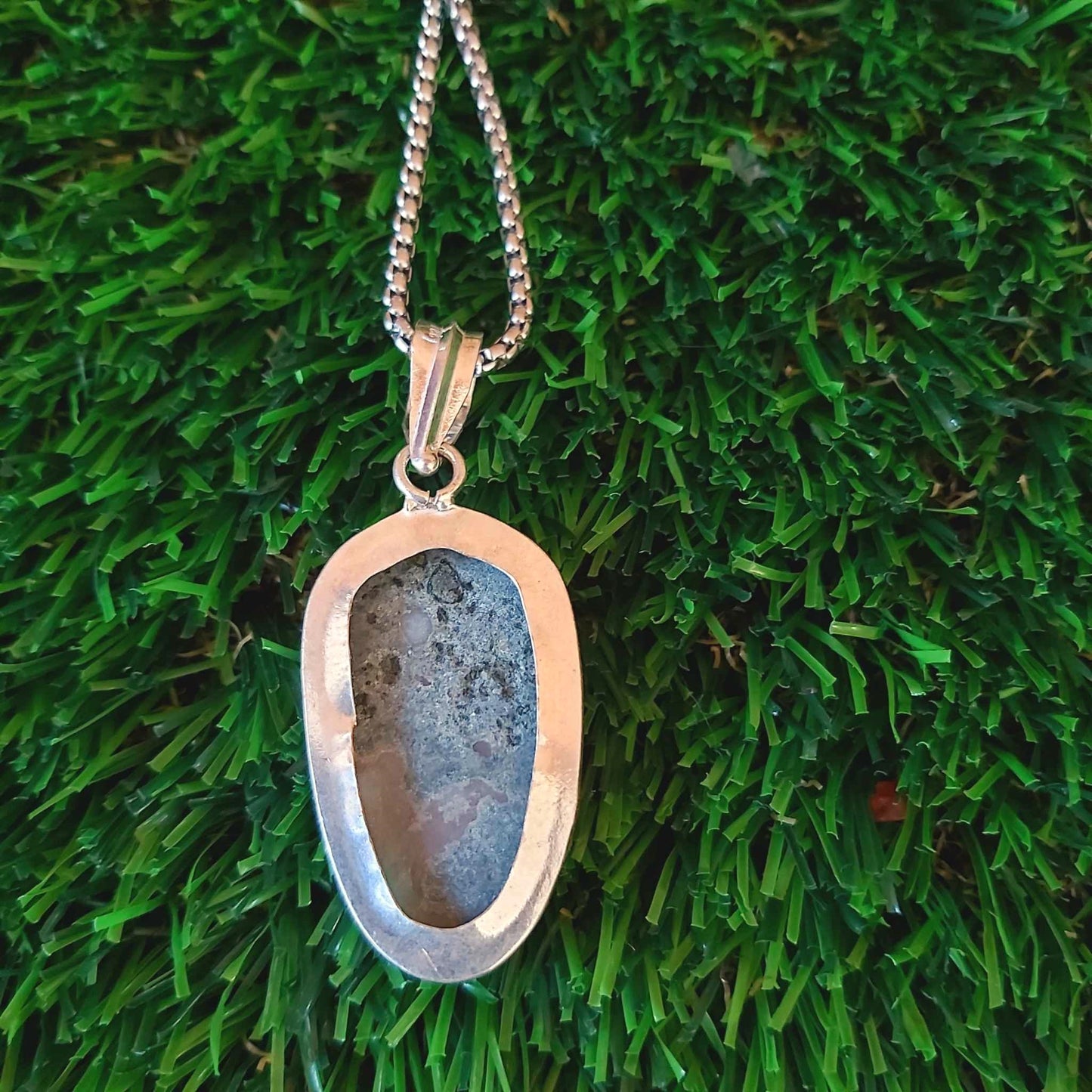 Larimar Goddess Pendant Necklace (E2517)