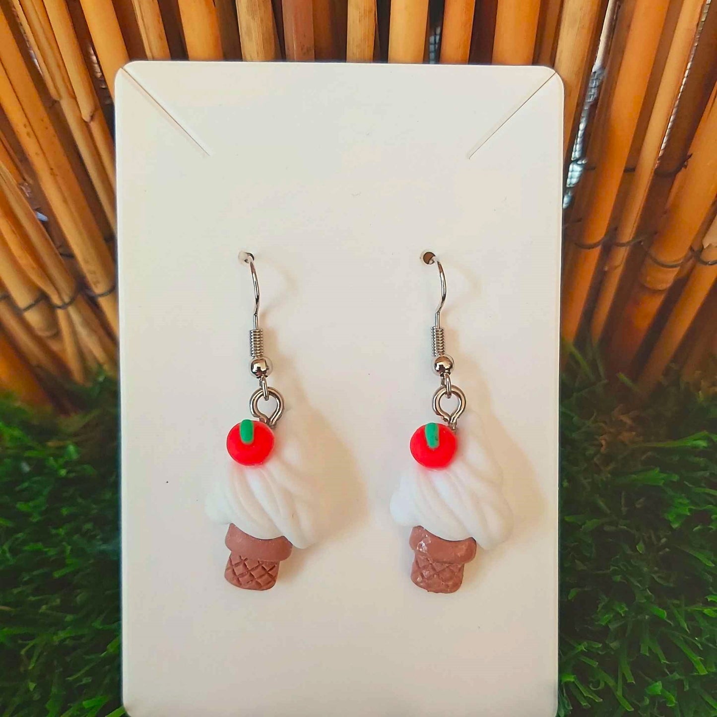Handmade Ice Cream Earrings