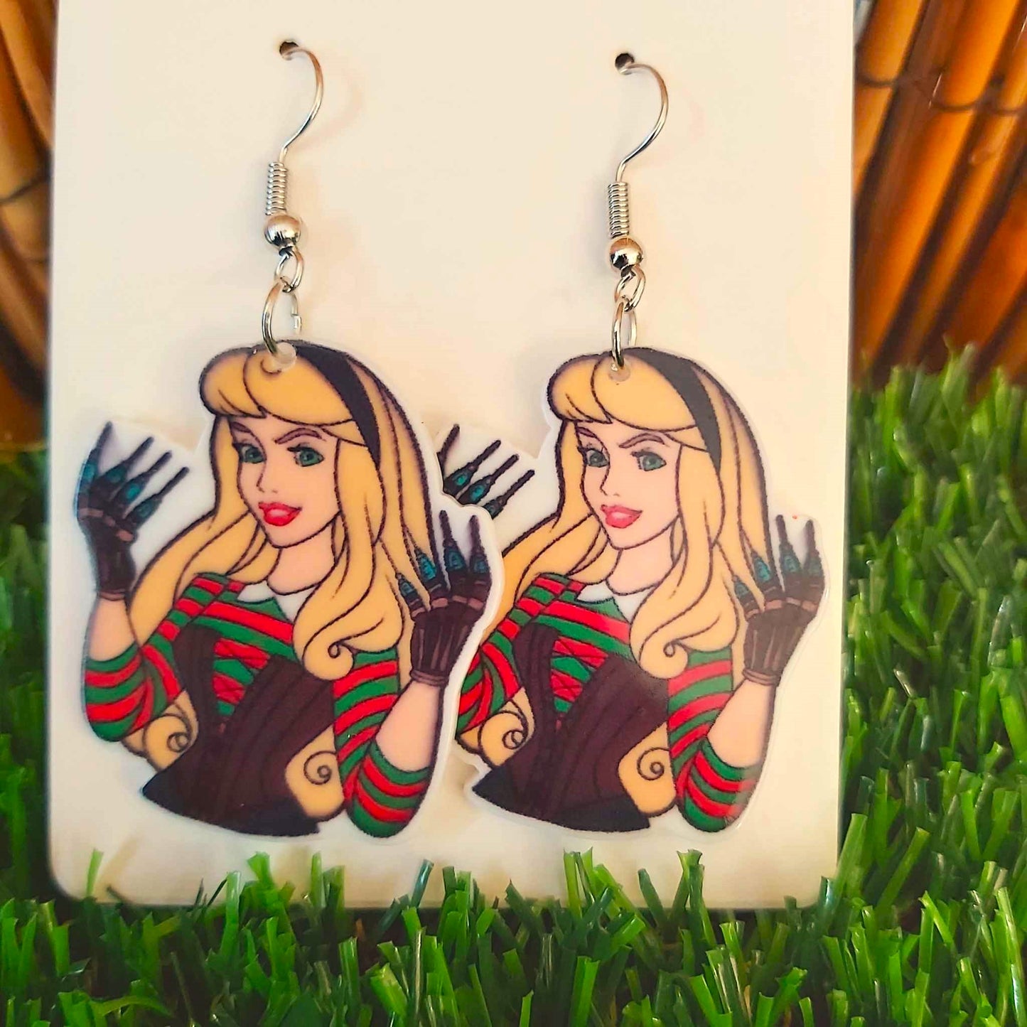 Handmade Horror Disney Princess Earrings