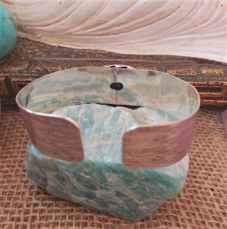 Sodalite Intuition Gemstone Bangle (B178)