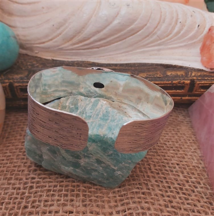 Sodalite Intuition Gemstone Bangle (B179)