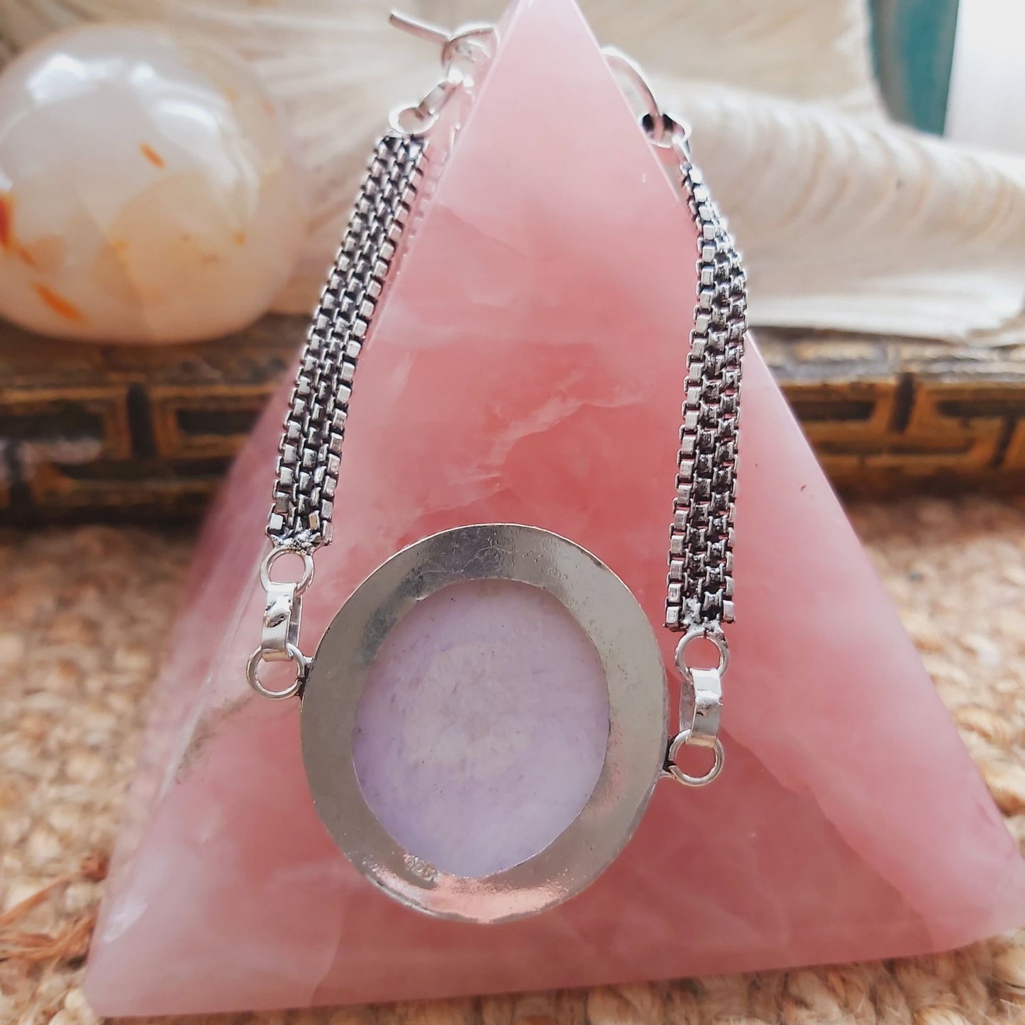 Scolecite Inner Peace Bracelet (B1346)