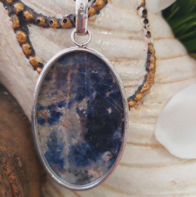 Sodalite Self-Acceptance Pendant (E1804)
