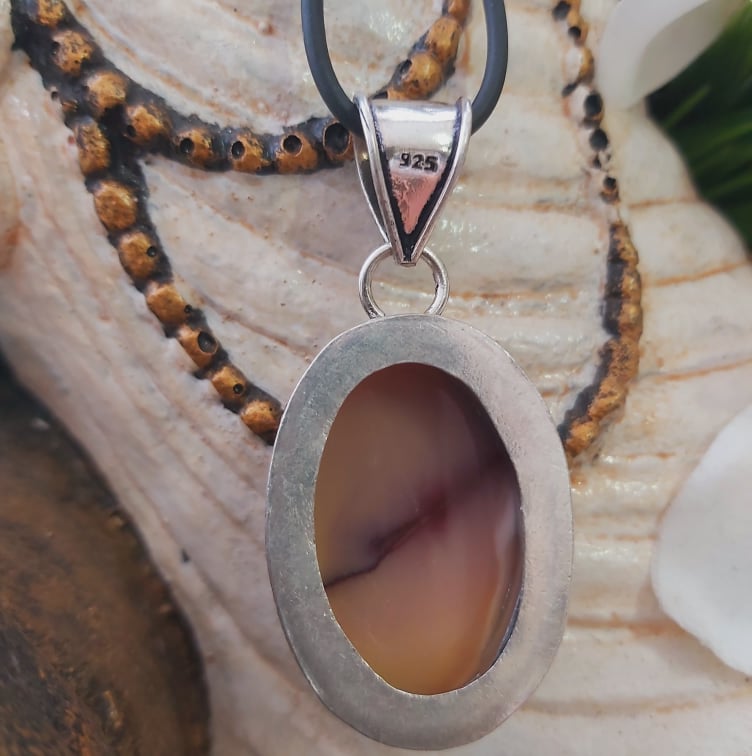 Mookaite Decision Making Gemstone Pendant (E1809)