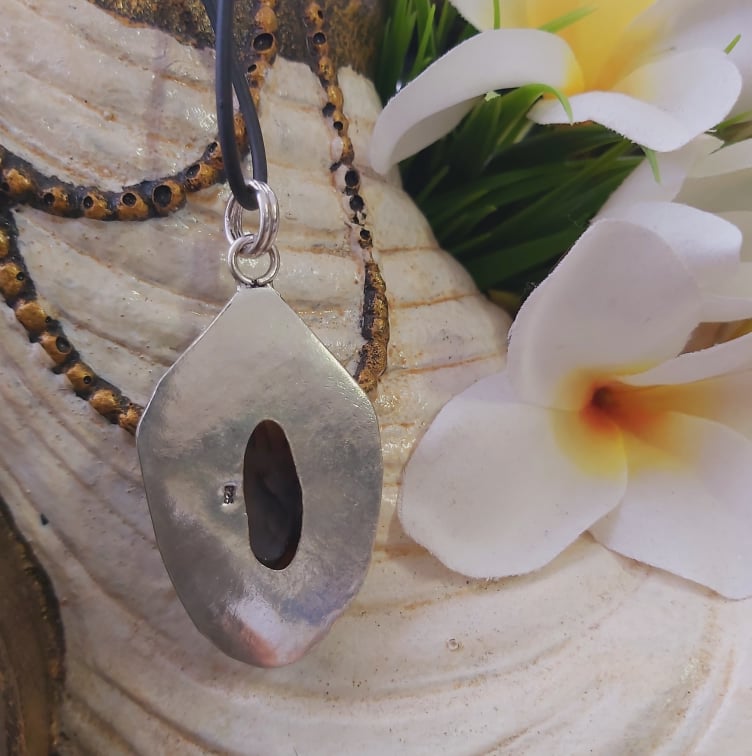 Agate Grounding Gemstone Pendant (E1818)