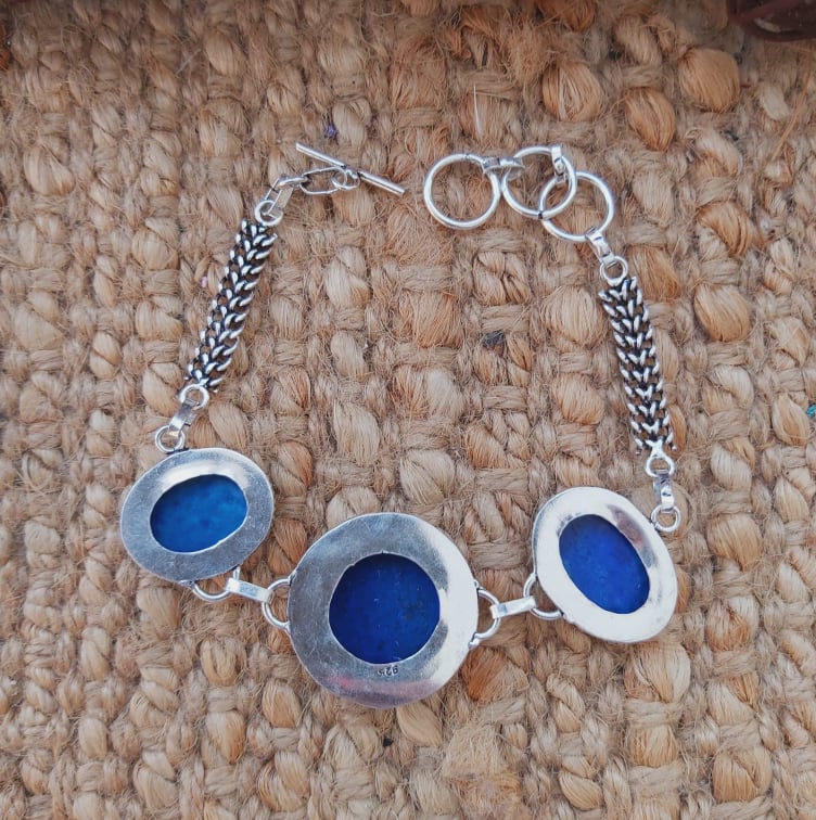 Lapis Lazuli Inner Vision Bracelet 23 cm (E1941)