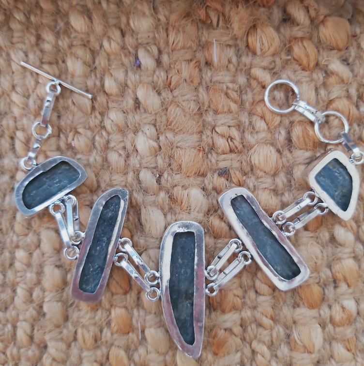 Kyanite Third Eye Chakra Bracelet 19 cm (E1949)