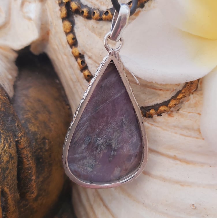 Charoite Spiritual Path Gemstone Pendant (E2010)