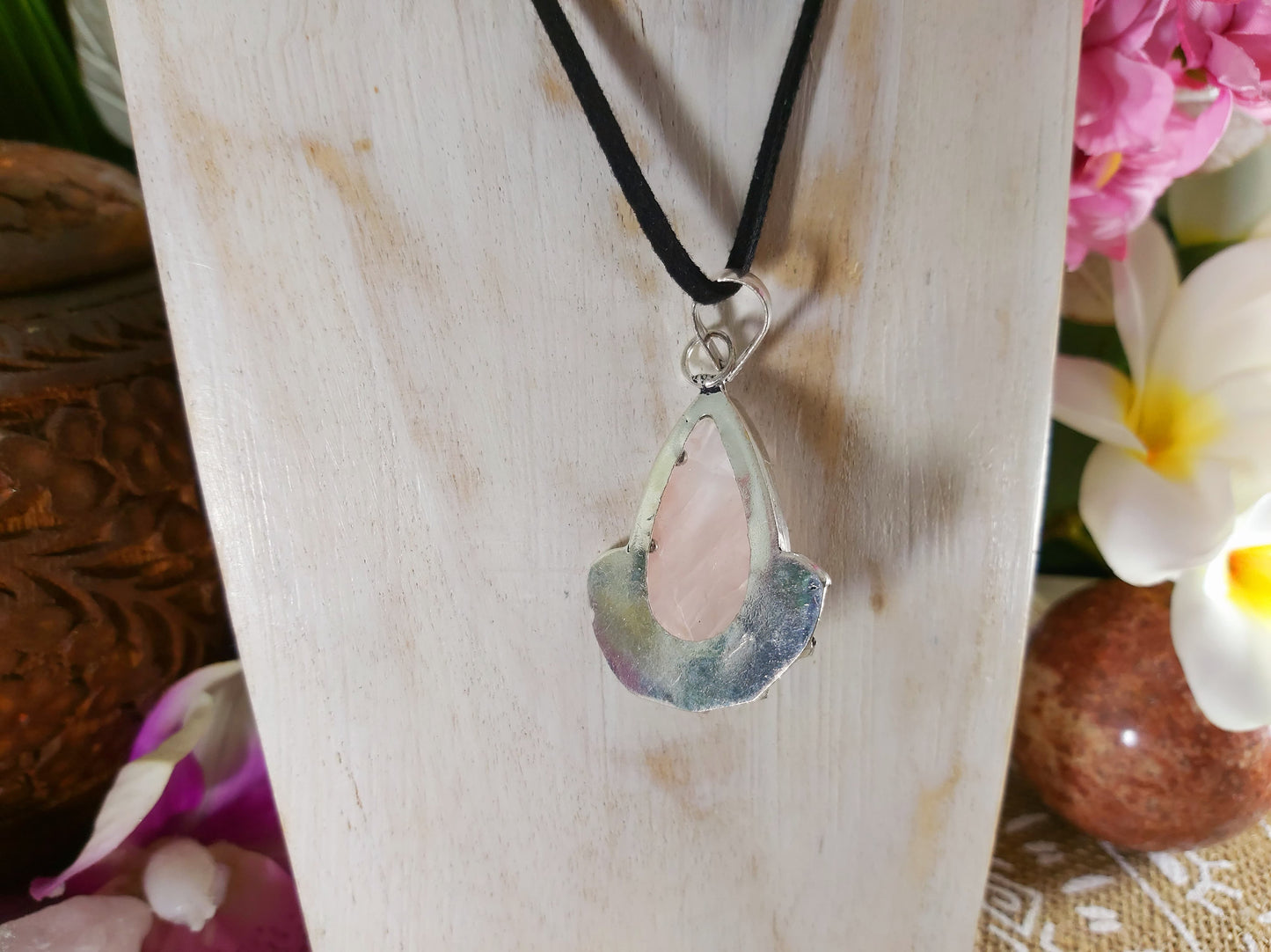 Rose Quartz True Love Pendant (E383)