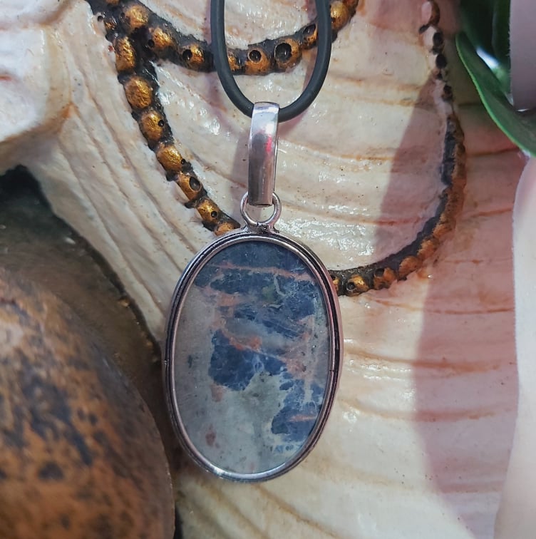 Sodalite Self-Acceptance Gemstone Pendant (E2113)