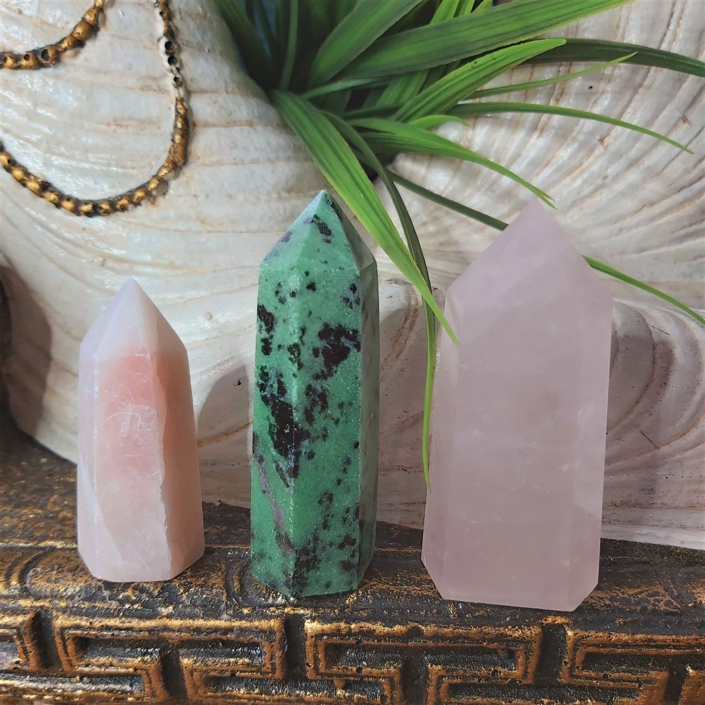 Heart Chakra Crystal Points 187 gms (GEM175)