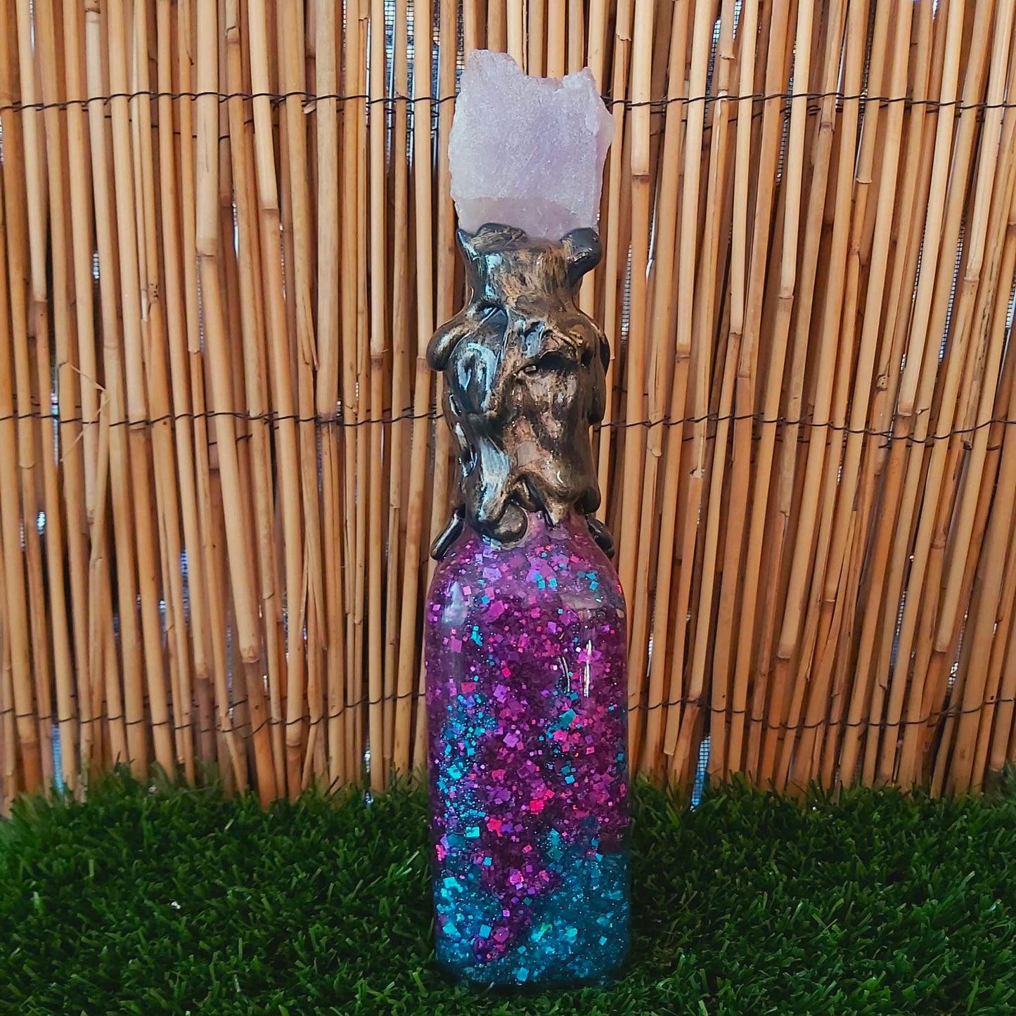 Spiritual & Divination Spell Potion Altar Bottle - Amethyst