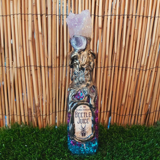 Spiritual & Divination Spell Potion Altar Bottle - Amethyst