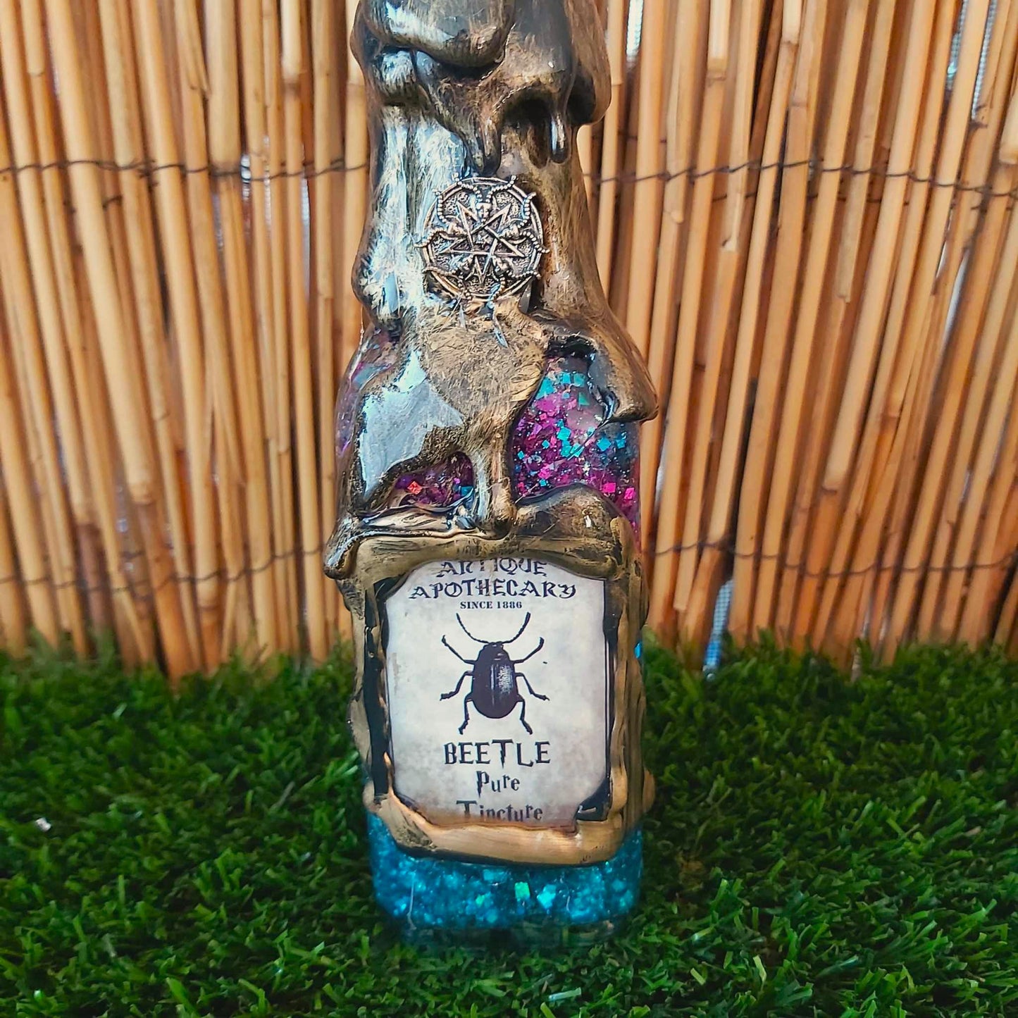 Spiritual & Divination Spell Potion Altar Bottle - Amethyst