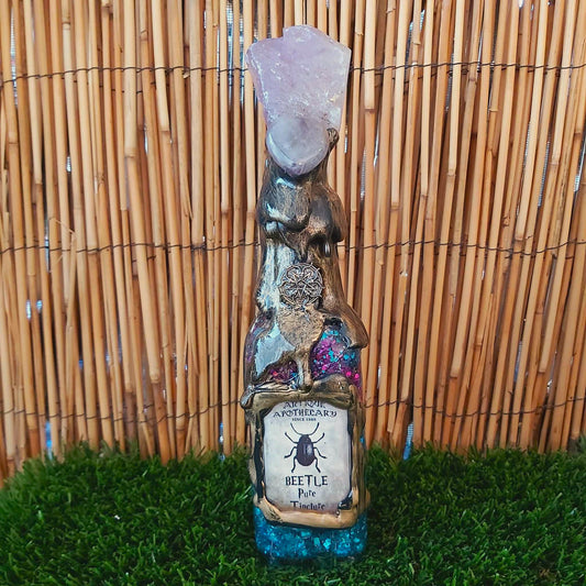 Spiritual & Divination Spell Potion Altar Bottle - Amethyst