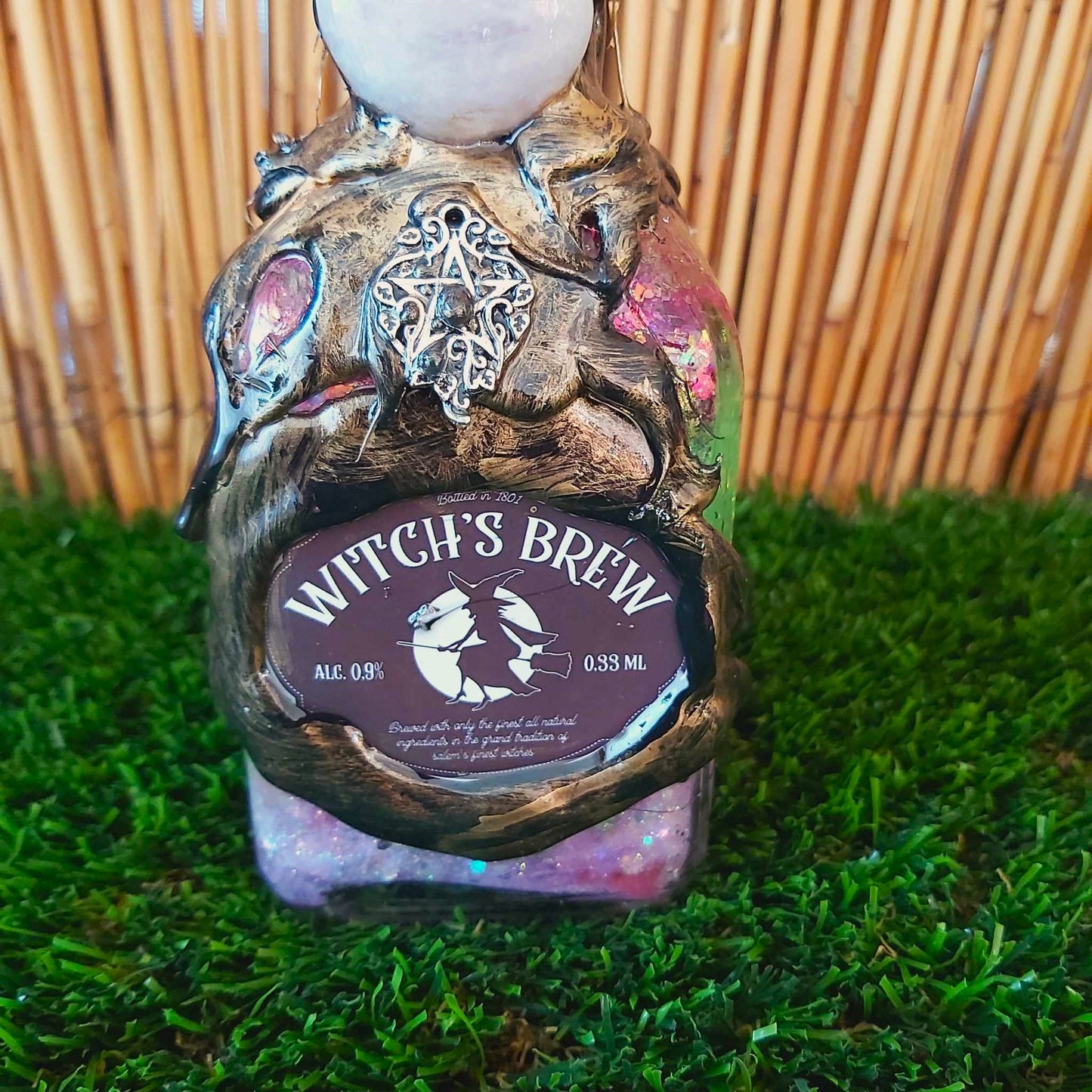 Spiritual & Divination Spell Potion Altar Bottle - Rose Quartz