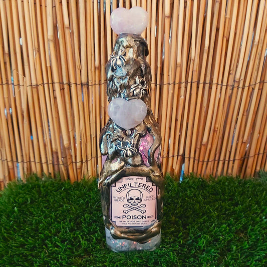 Spiritual & Divination Spell Potion Altar Bottle - Rose Quartz