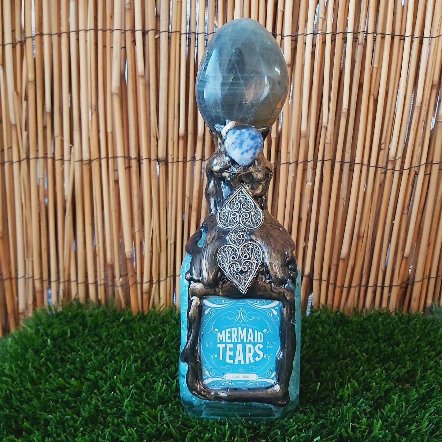 Spiritual & Divination Spell Potion Altar Bottle - Labradorite