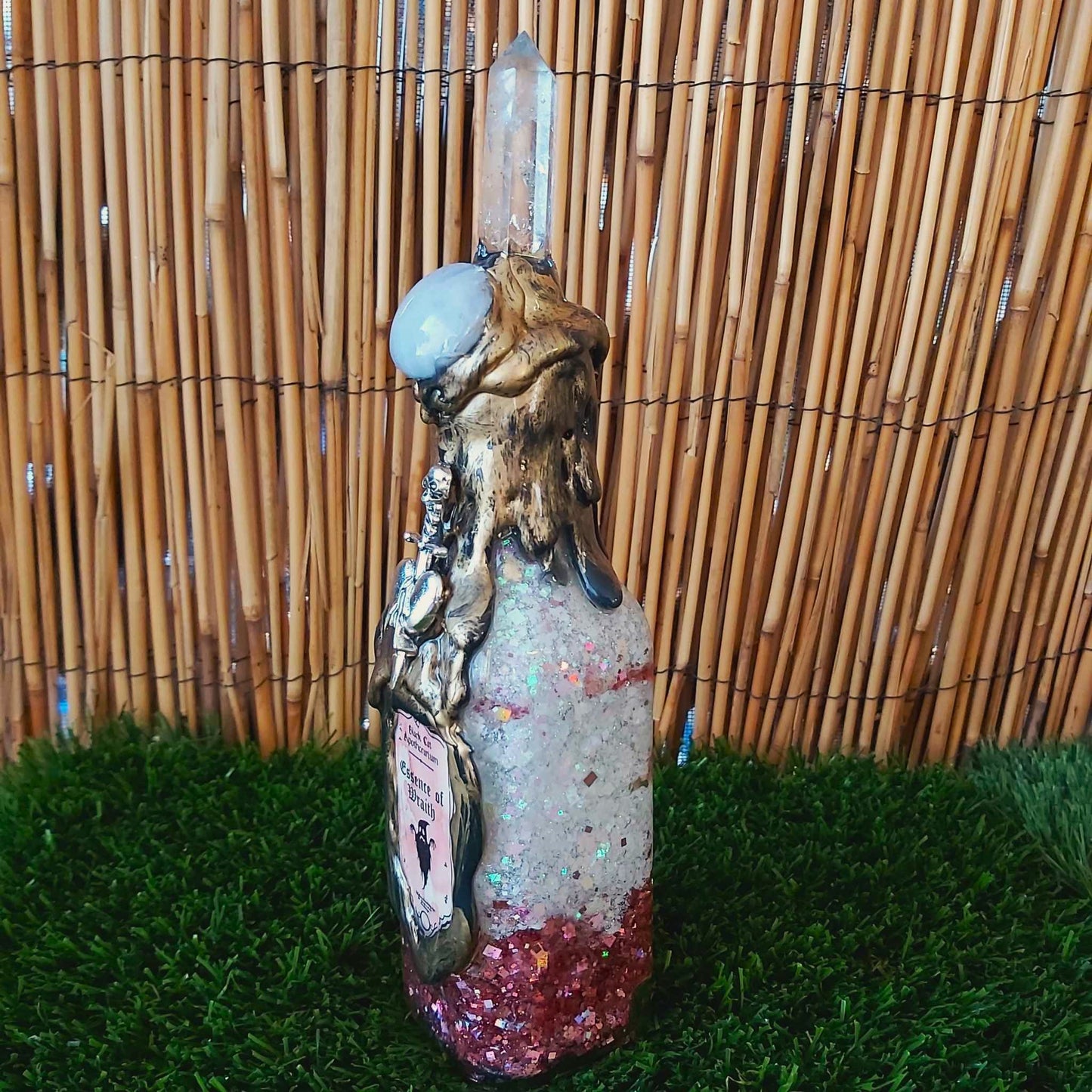 Spiritual & Divination Spell Potion Altar Bottle - Clear Quartz