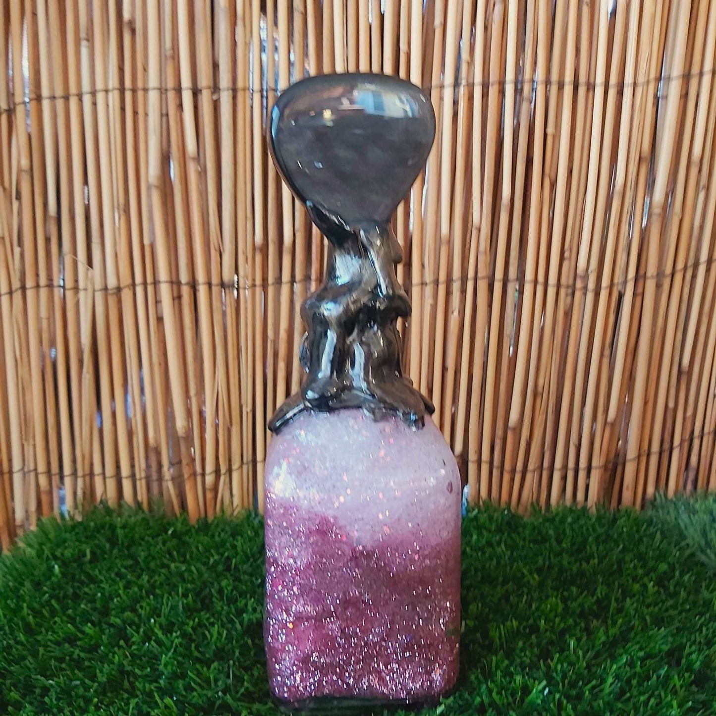 Spiritual & Divination Spell Potion Altar Bottle - Golden Obsidian