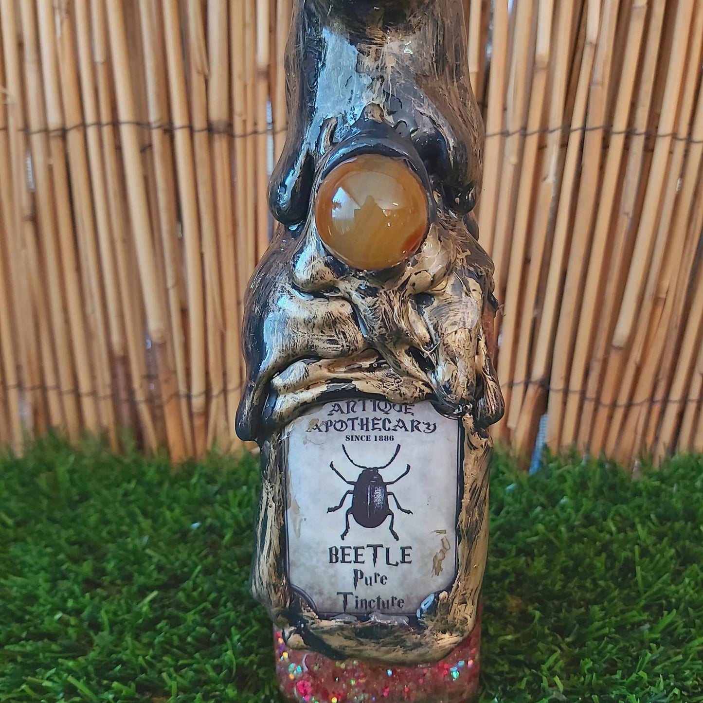 Spiritual & Divination Spell Potion Altar Bottle - Carnelian & Jasper