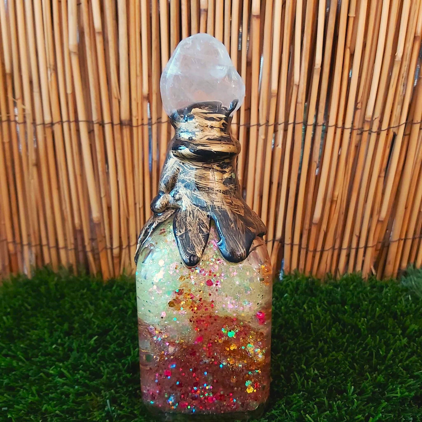 Spiritual & Divination Spell Potion Altar Bottle - Clear Quartz