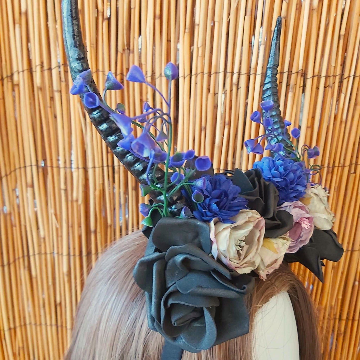 Luxury Handmade Purple Flower Headband/Headpiece