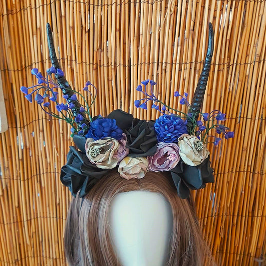 Luxury Handmade Purple Flower Headband/Headpiece