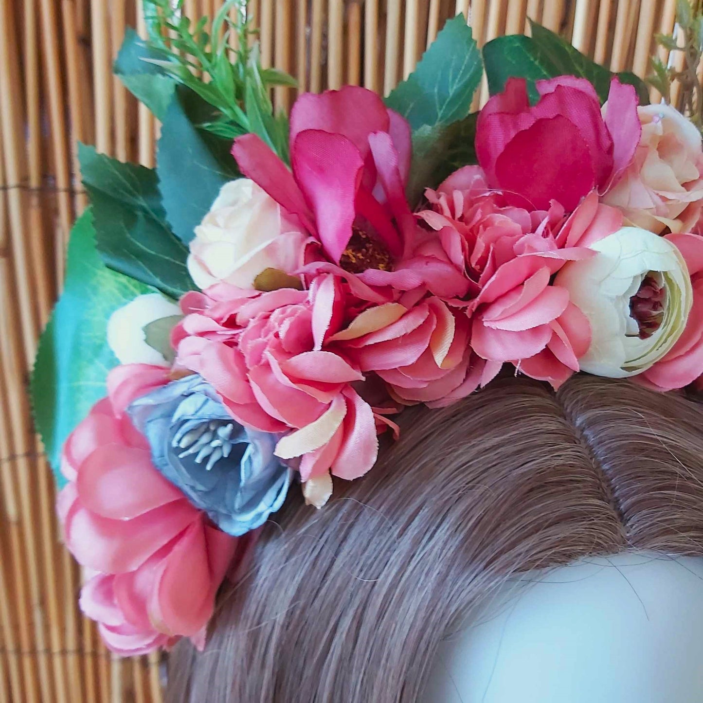 Luxury Handmade Pink Flower Headband/Headpiece