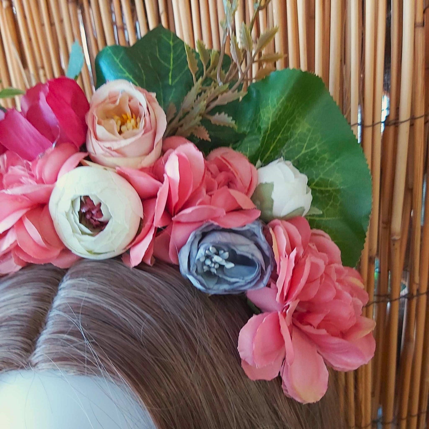 Luxury Handmade Pink Flower Headband/Headpiece