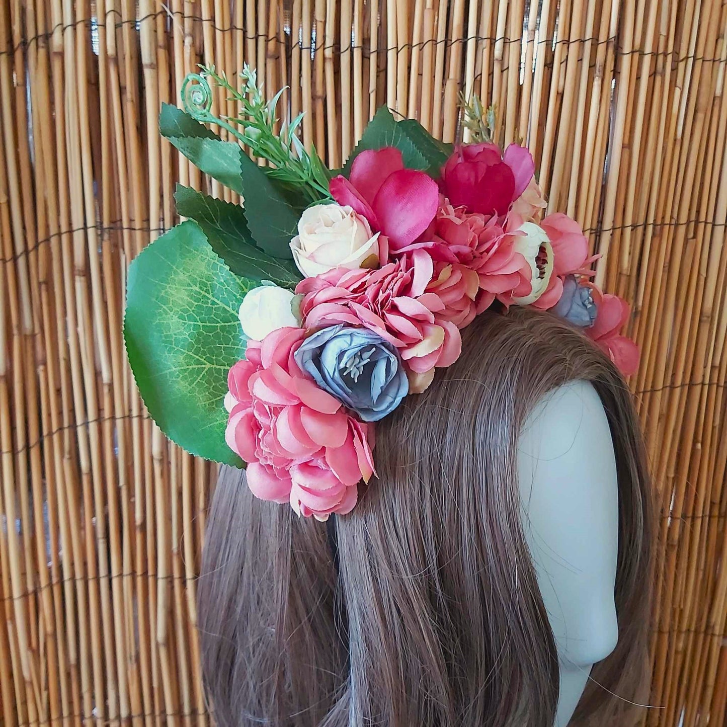 Luxury Handmade Pink Flower Headband/Headpiece