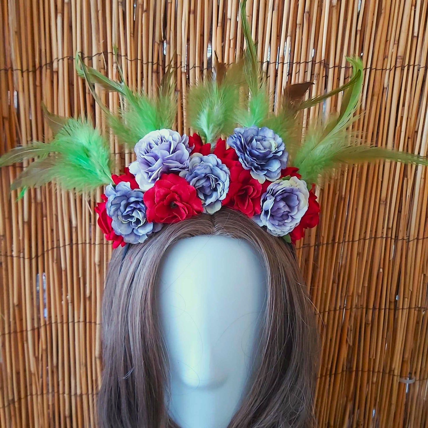 Luxury Handmade Purple Flower Headband/Headpiece