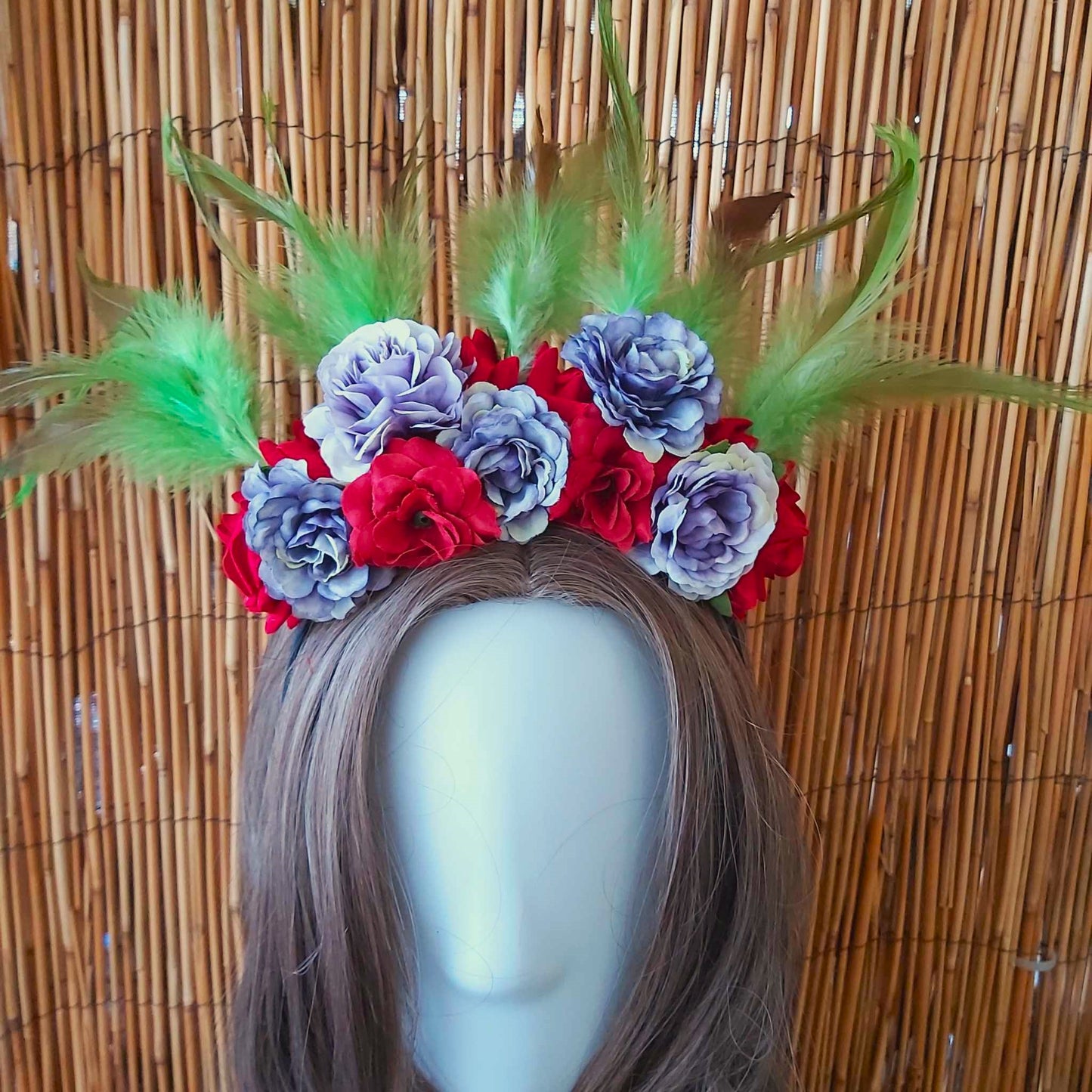 Luxury Handmade Purple Flower Headband/Headpiece