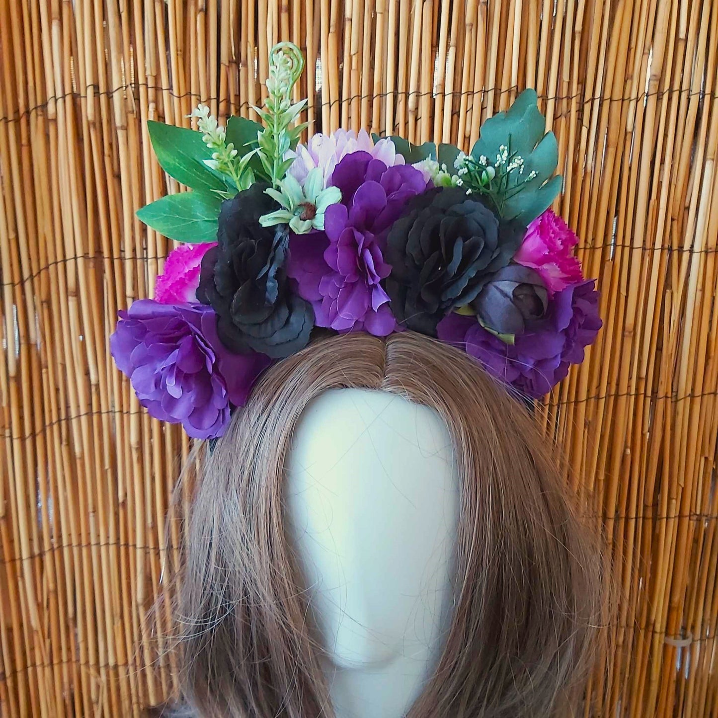 Luxury Handmade Purple Flower Headband/Headpiece