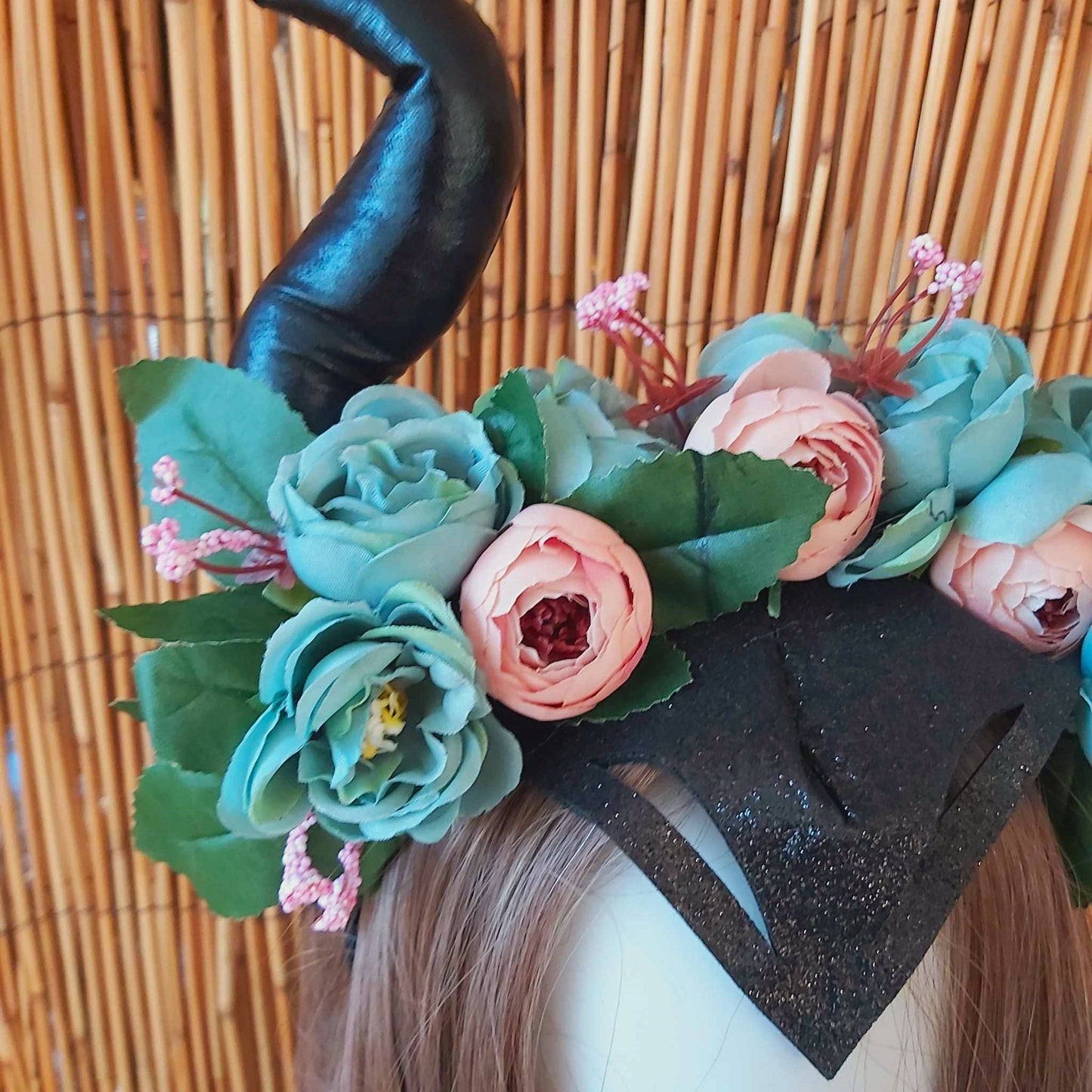 Luxury Handmade Blue Flower Headband/Headpiece