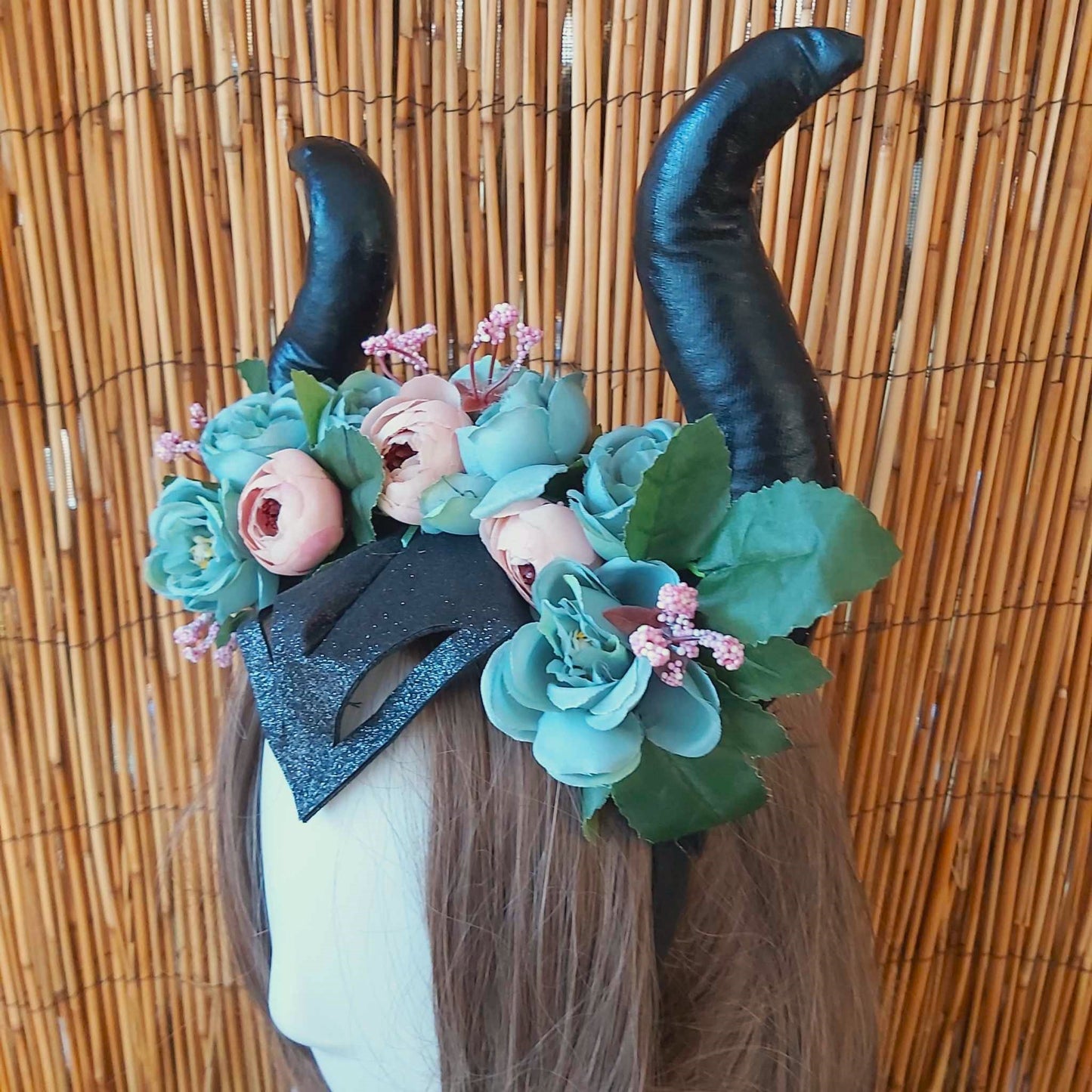 Luxury Handmade Blue Flower Headband/Headpiece