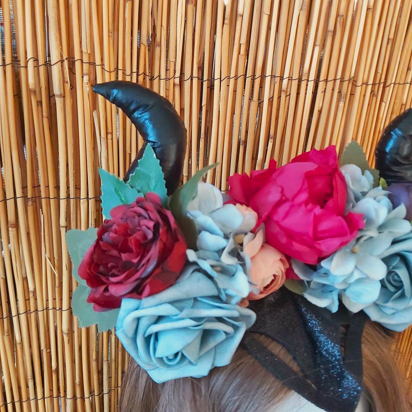 Luxury Handmade Blue Flower Headband/Headpiece