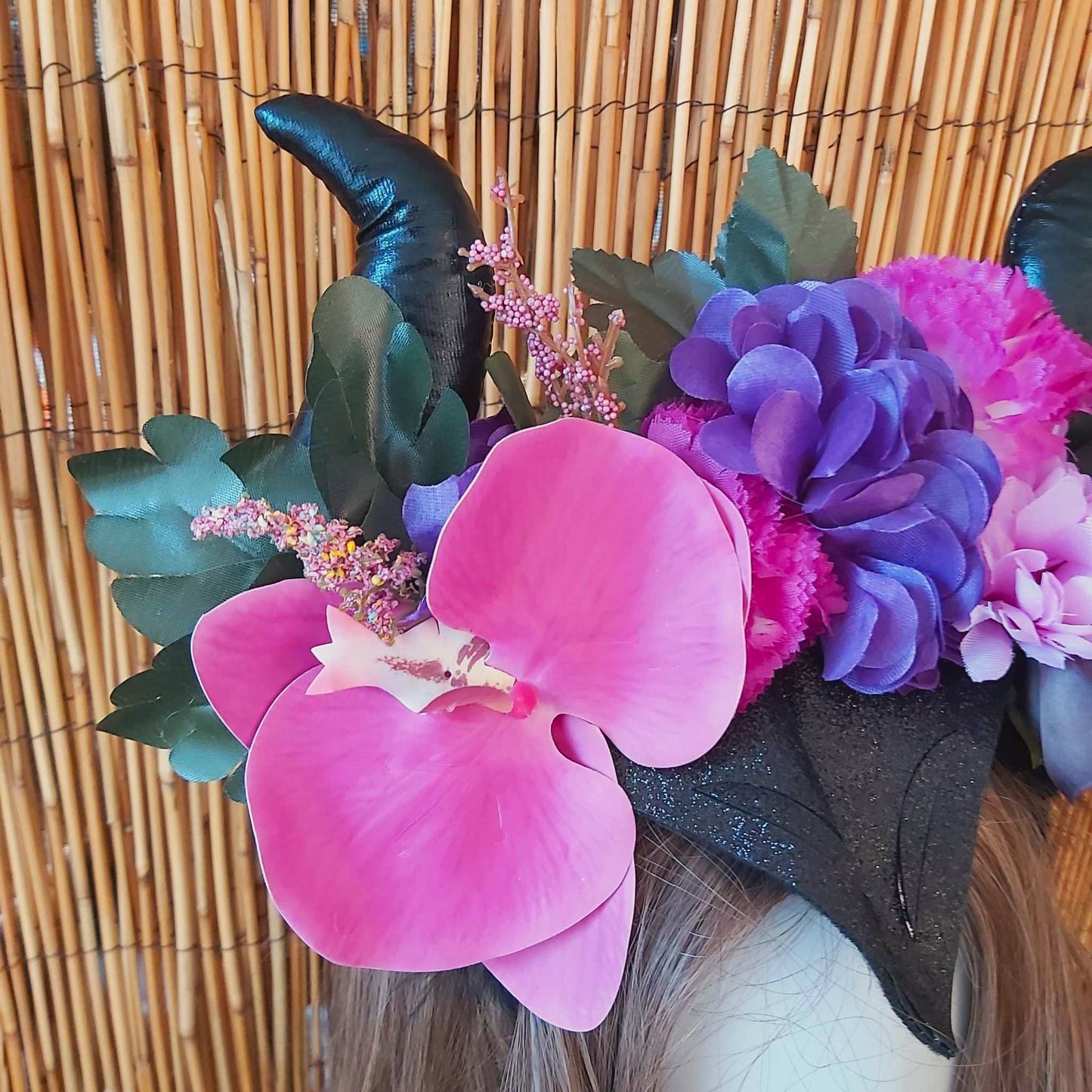 Luxury Handmade Purple Flower Headband/Headpiece