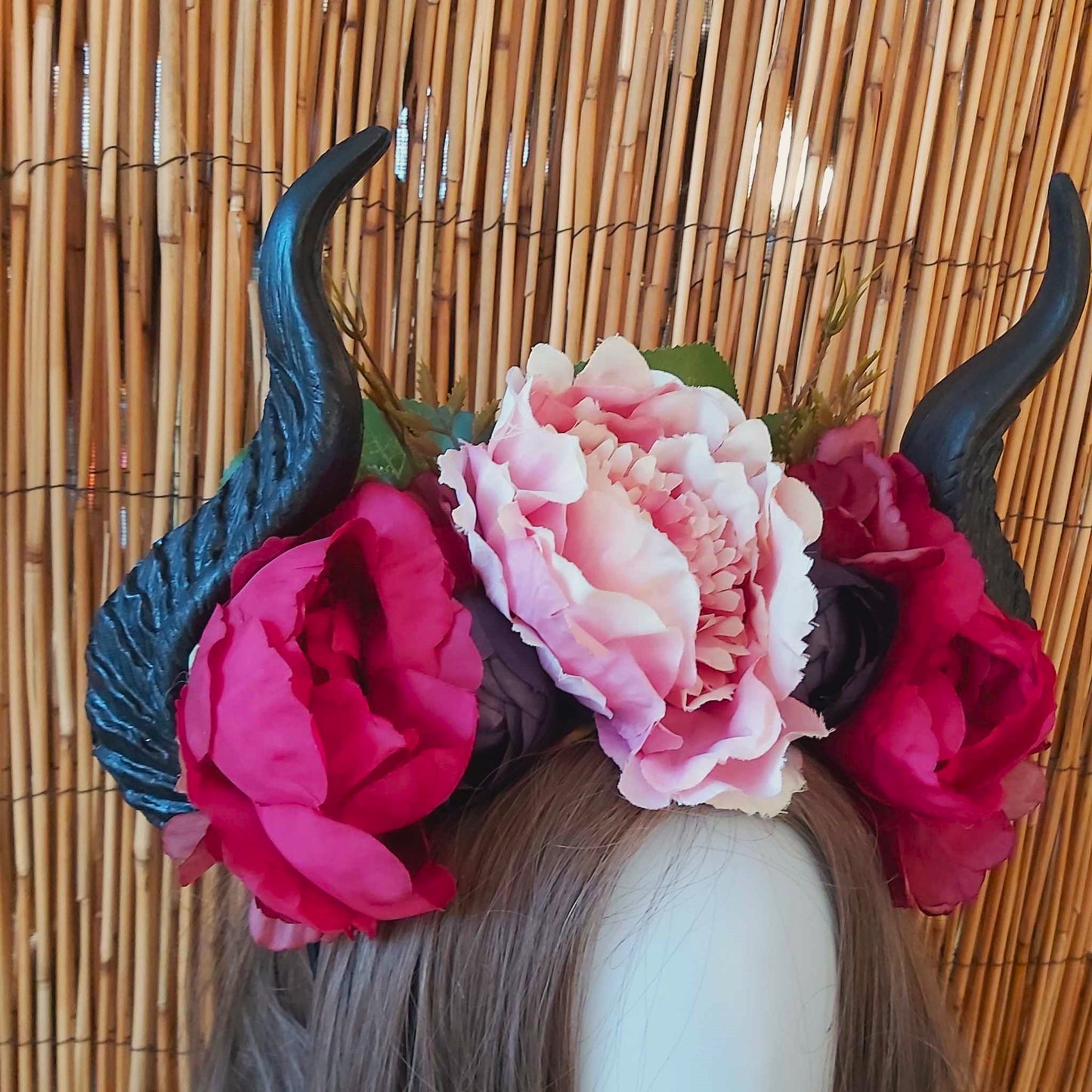 Luxury Handmade Black Flower Headband/Headpiece