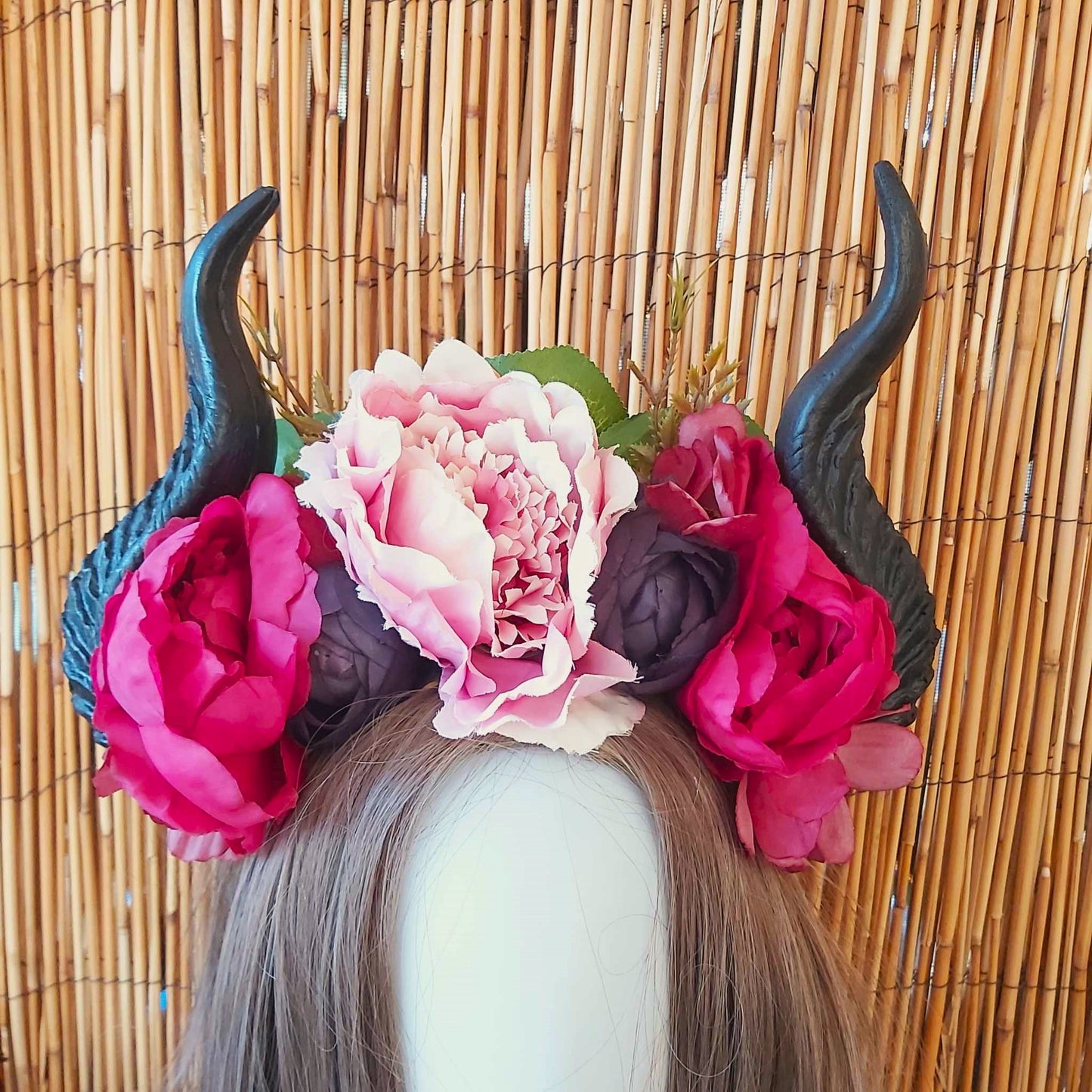 Luxury Handmade Black Flower Headband/Headpiece
