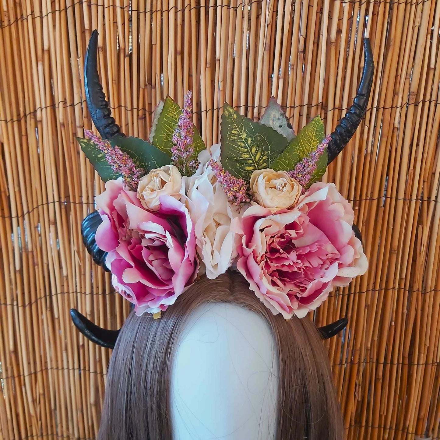 Luxury Handmade Black Flower Headband/Headpiece