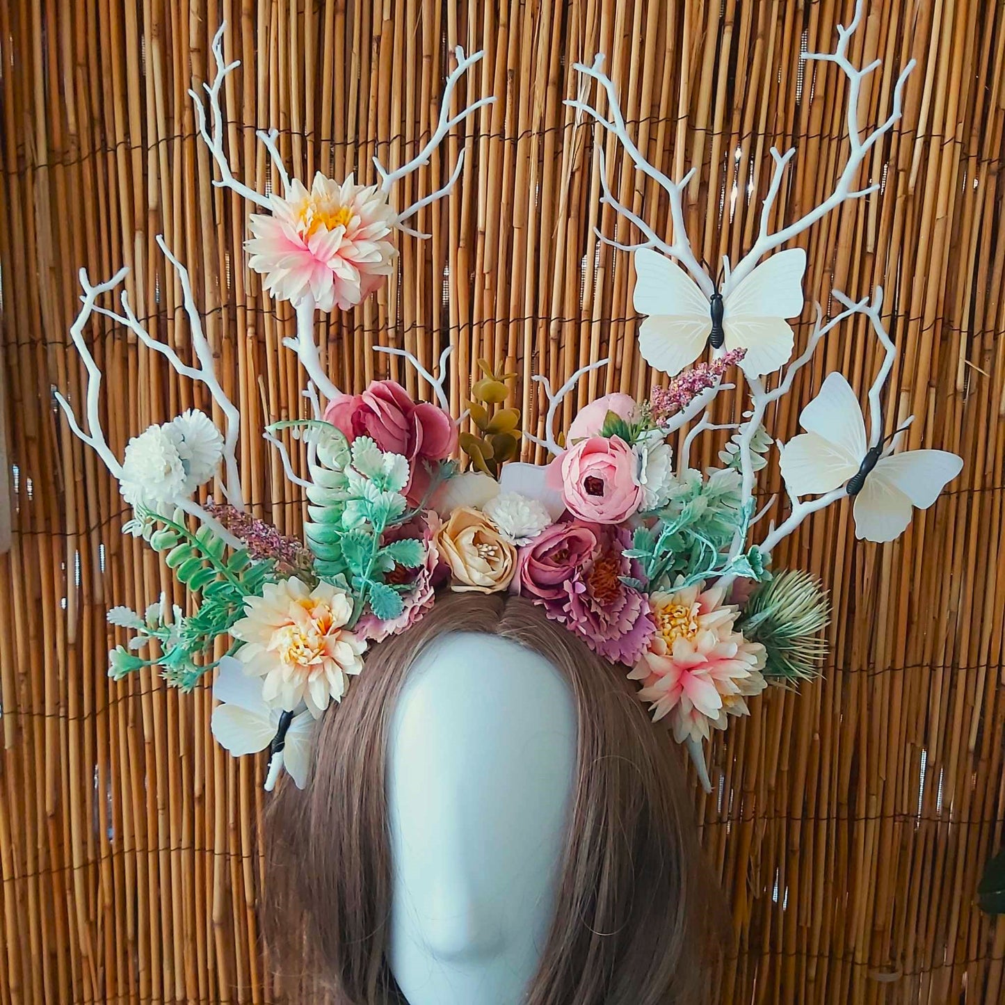 Luxury Handmade Pink Flower Headband/Headpiece