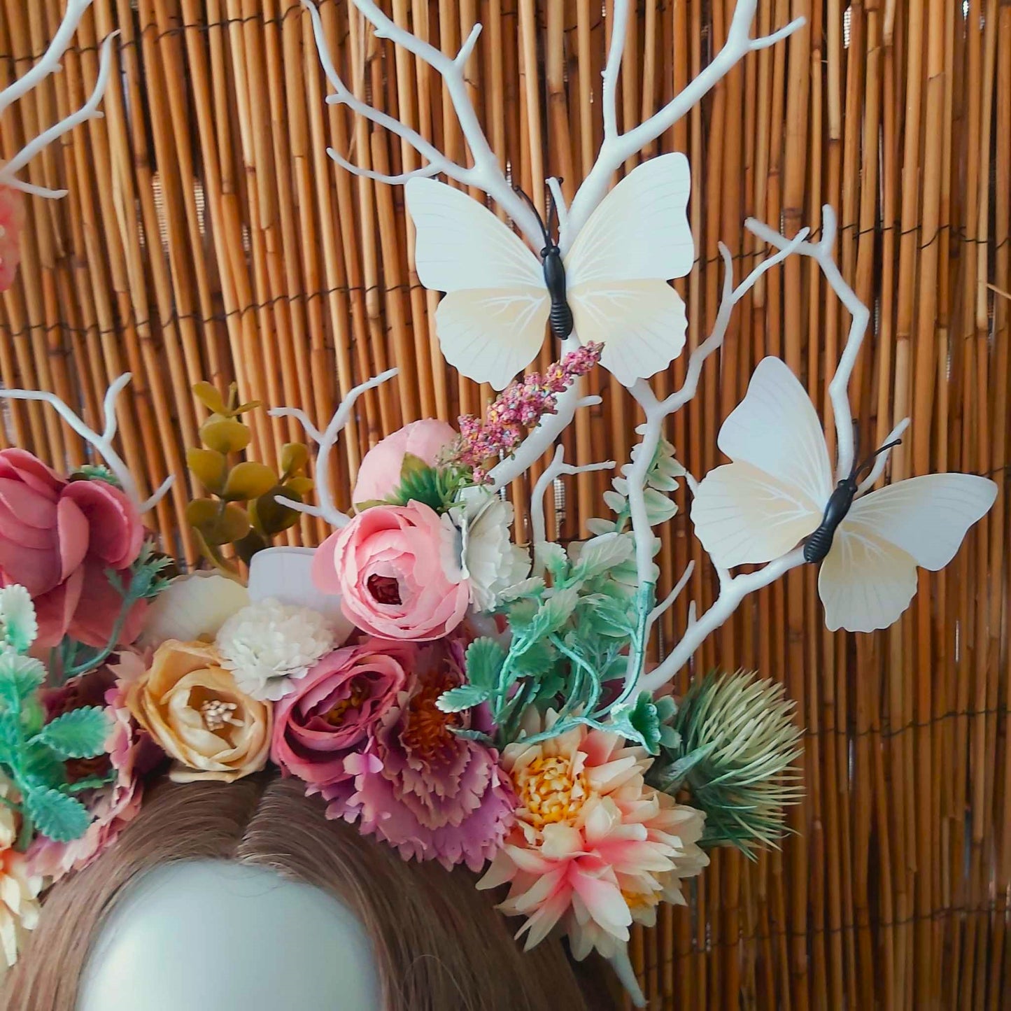 Luxury Handmade Pink Flower Headband/Headpiece