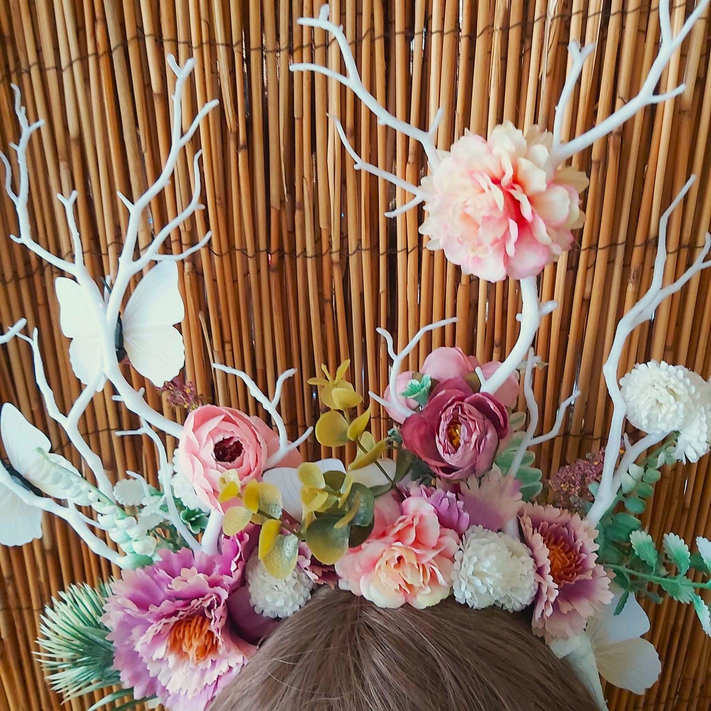 Luxury Handmade Pink Flower Headband/Headpiece