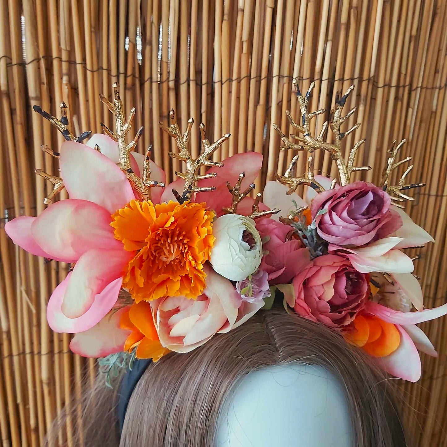Luxury Handmade Pink Flower Headband/Headpiece