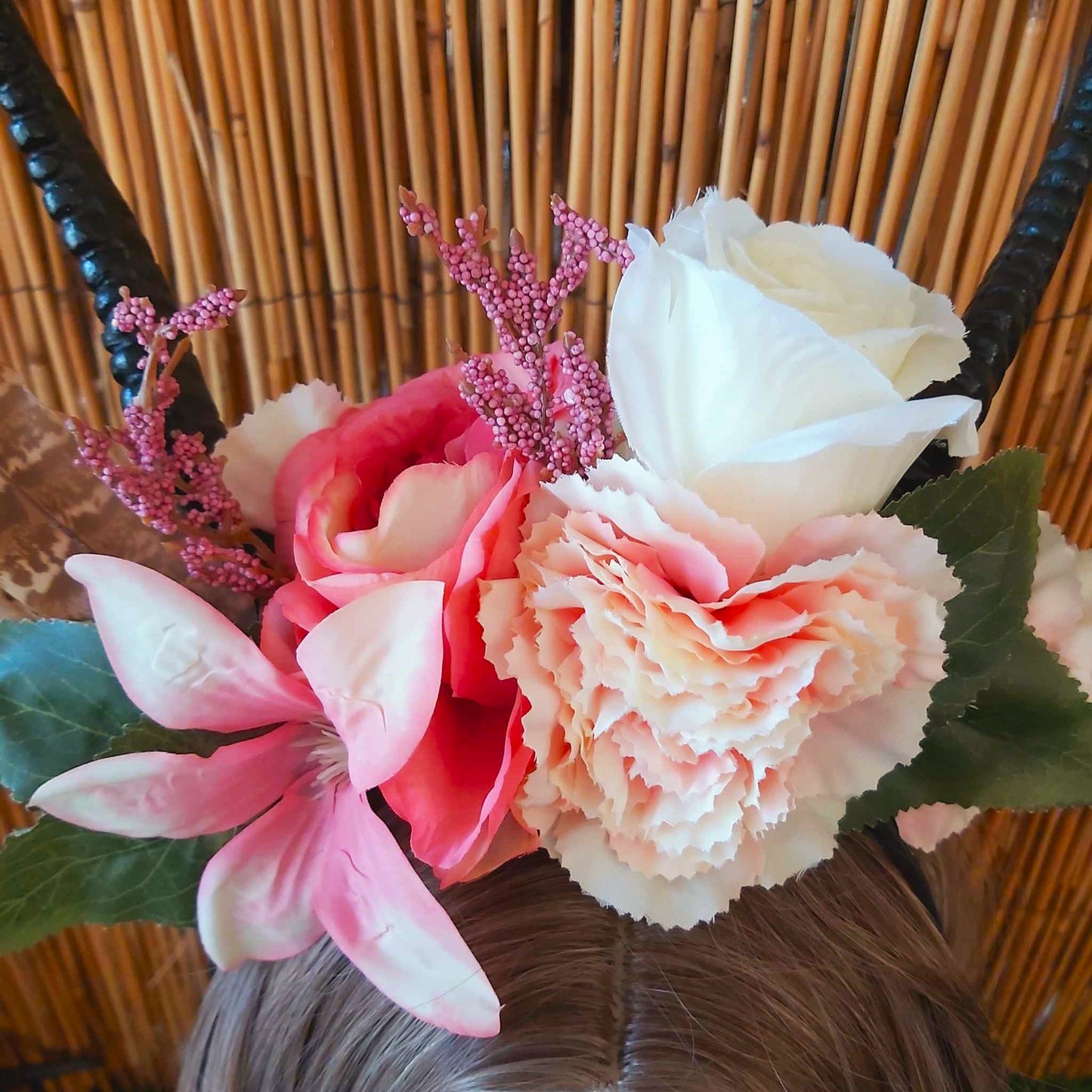 Luxury Handmade Pink Flower Headband/Headpiece