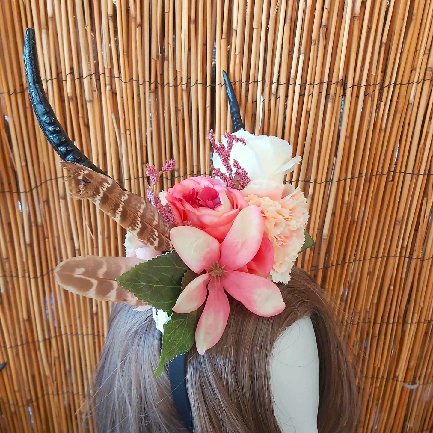 Luxury Handmade Pink Flower Headband/Headpiece