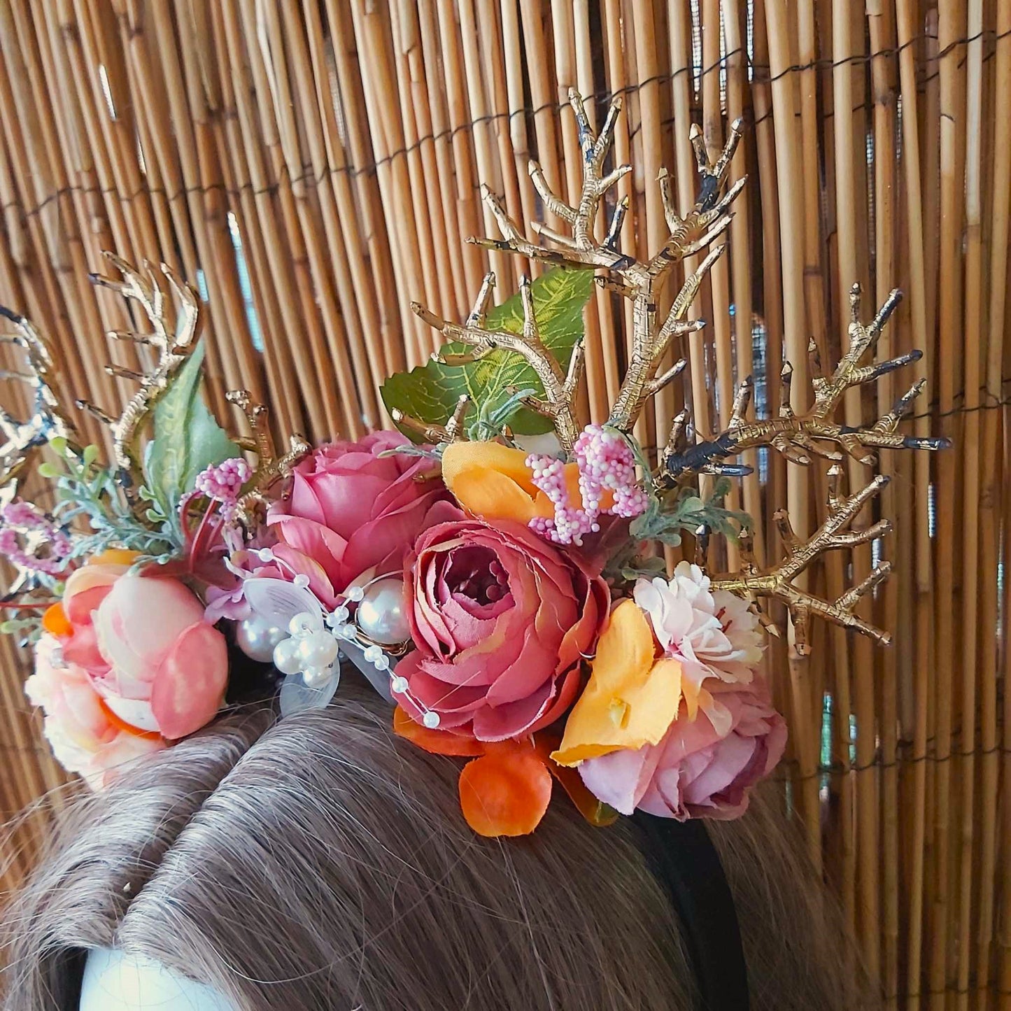 Luxury Handmade Pink Flower Headband/Headpiece