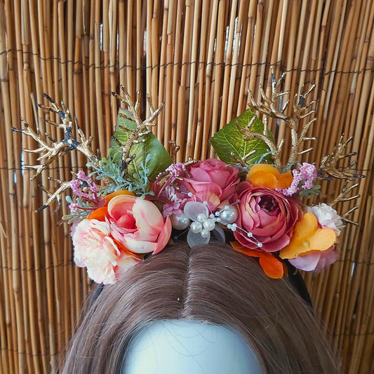 Luxury Handmade Pink Flower Headband/Headpiece
