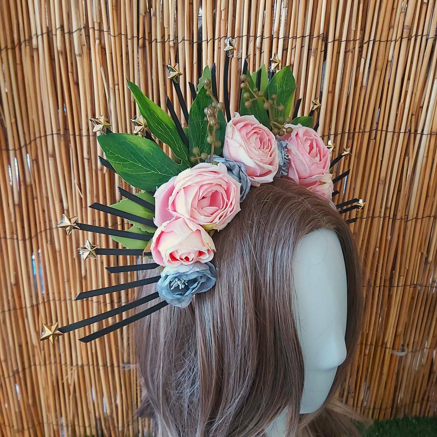 Luxury Handmade Pink Flower Headband/Headpiece